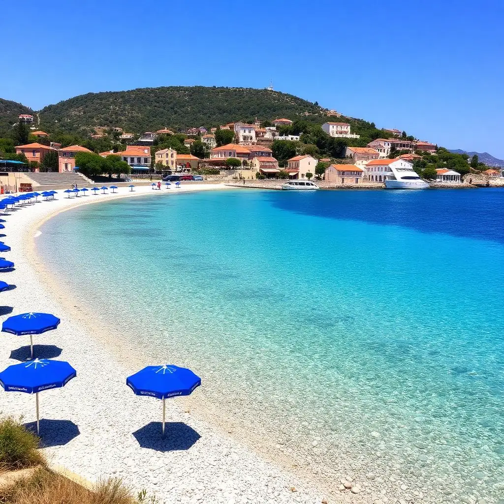 Plage de Corfou, Grèce